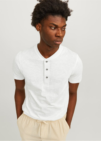 Біла футболка Jack & Jones