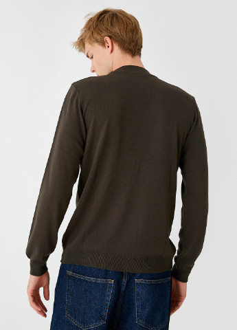 Оливковий (хакі) демісезонний светр KOTON