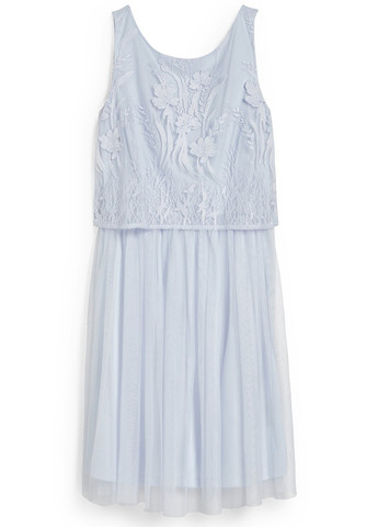 Сиреневое праздничный платье C&A однотонное