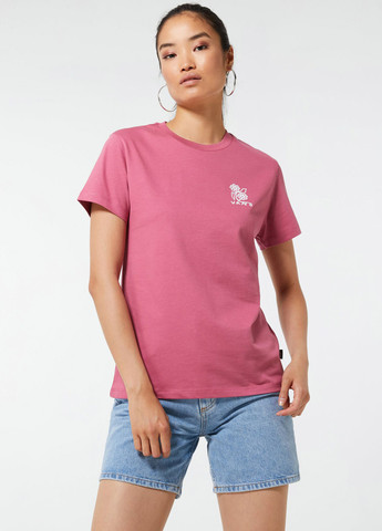 Рожева літня футболка Vans