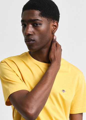 Жовта футболка Gant