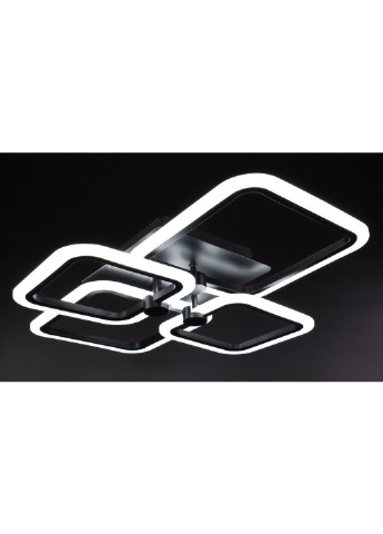 Люстра потолочная LED с пультом A2503/2+2-bk Черный 10х50х60 см. Sunnysky (253528035)