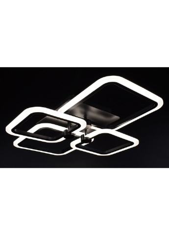 Люстра потолочная LED с пультом A2503/2+2-bk Черный 10х50х60 см. Sunnysky (253528035)