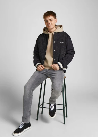 Серые демисезонные джинсы JACK&JONES