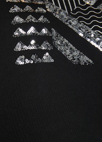 Свитшот KOTON - Прямой крой геометрический черный кэжуал хлопок - (209191285)