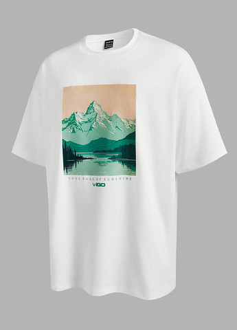 Біла футболка SHEIN