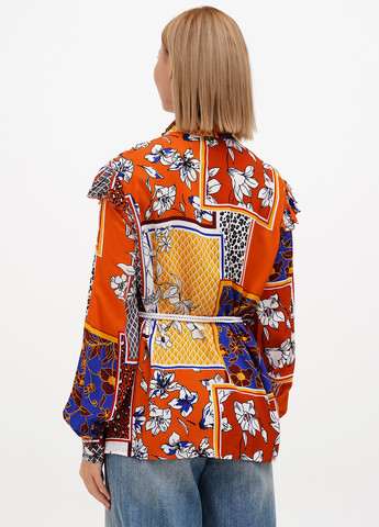 Терракотовая блуза Sassofono