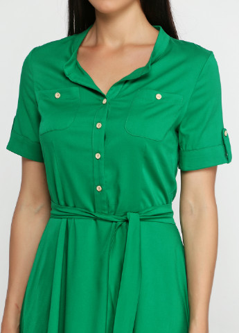 Зелена кежуал сукня Florens однотонна