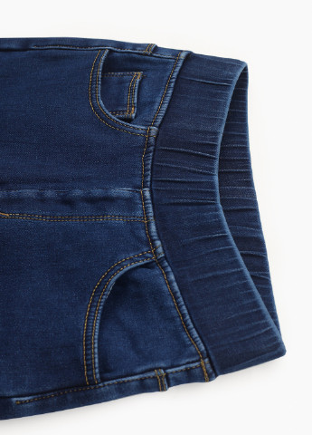 Синие зимние джинсы No Brand