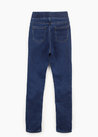 Синие зимние джинсы No Brand
