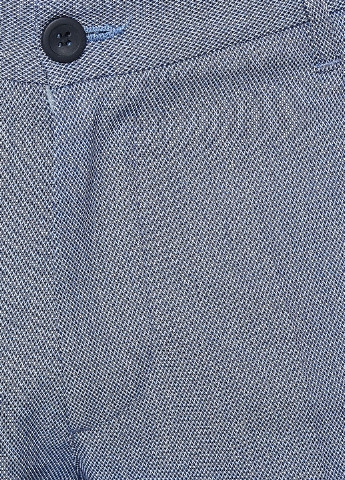 Голубые классические демисезонные классические брюки KOTON