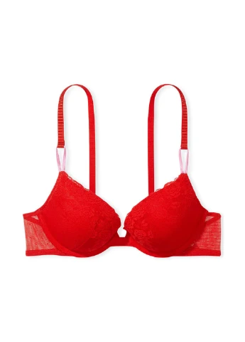 Красный демисезонный комплект (бюстгальтер, трусы) Victoria's Secret