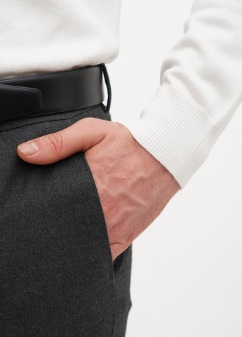 Белая футболка-поло для мужчин Trend Collection однотонная