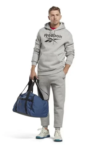 Серые спортивные демисезонные джоггеры брюки Reebok