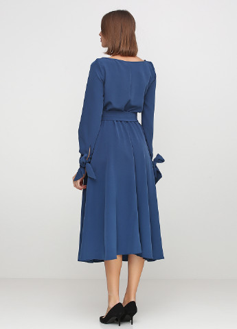 Темно-синее кэжуал платье Nadi Renardi однотонное