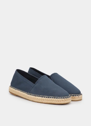голубые эспадрильи Calvin Klein однотонный (328399637)