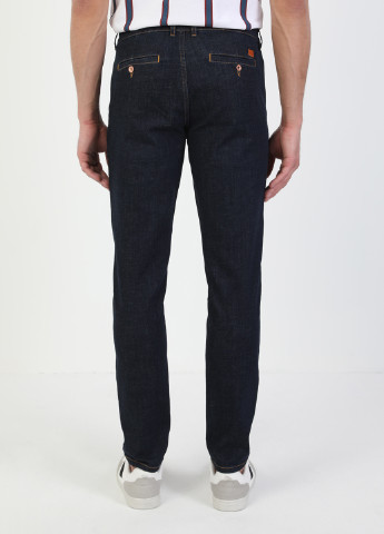 Черные демисезонные слим джинсы 034 DENIM CHINO Colin's