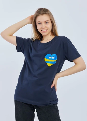 Футболка унисекс синяя Power - (253331653)