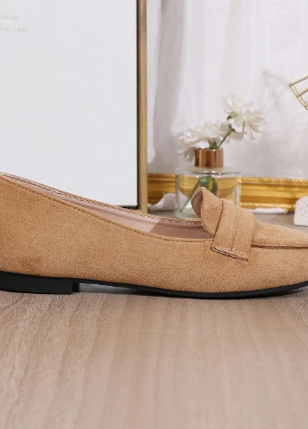 SHEIN Туфлі лофери кремовий з текстиль, китай — демісезон (329532767)