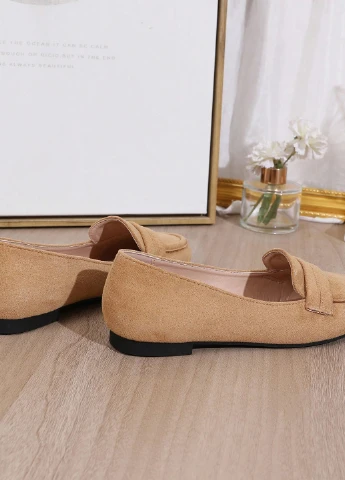 SHEIN Туфлі лофери кремовий з текстиль, китай — демісезон (329532767)