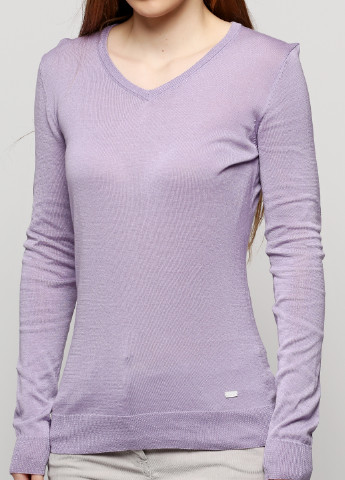 Сиреневый демисезонный пуловер пуловер Geox
