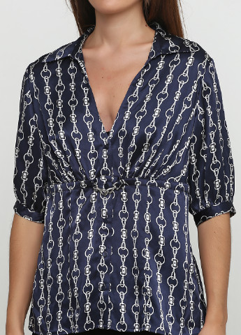 Комбинированная летняя блуза Luisa Spagnoli