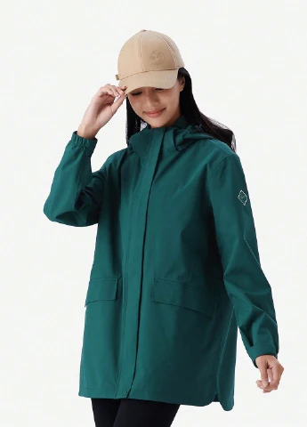 Изумрудная демисезонная куртка SHEIN