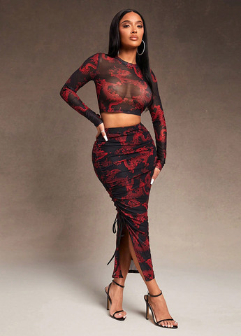 Костюм (топ, спідниця) SHEIN (342964822)