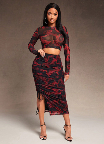 Костюм (топ, спідниця) SHEIN (342964822)