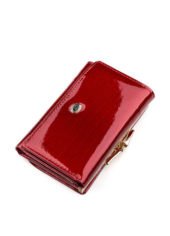 Гаманець ST Leather Accessories червоний кежуал