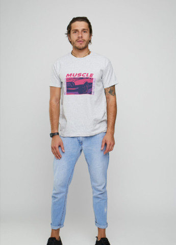 Серая футболка мужская YAPPI