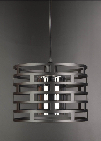 Люстра стельова підвісна в стилі LOFT (лофт) 12716/1-gr Матовий чорний 30х25х25 см. Handmade (234538082)