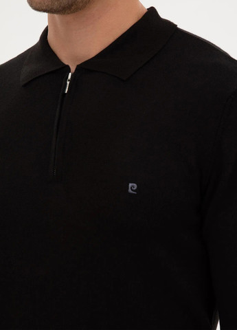 Чорний демісезонний джемпер джемпер Pierre Cardin