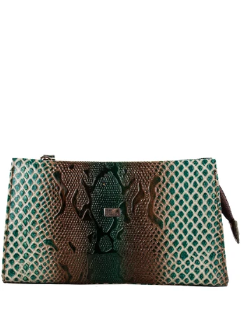 Жіноча шкіряна косметичка 19х11х6 см Desisan (252414443)