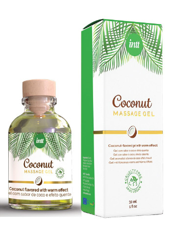 Масажний гель для інтимних зон Coconut Vegan (30 мл) Intt (254046067)