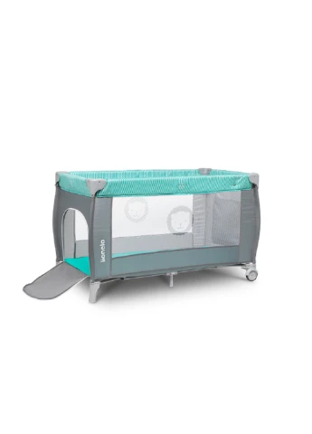 Ліжечко-манеж SVEN PLUS TURQUOISE/GREY, 125x65x77 см Lionelo (228856822)