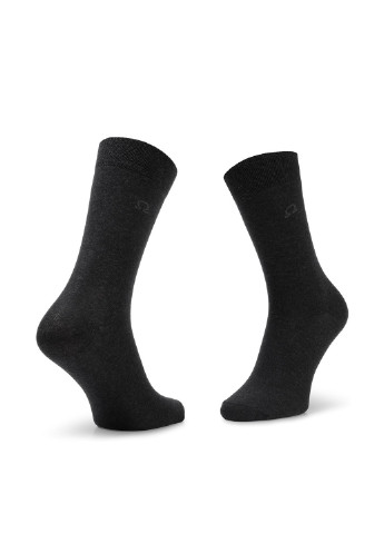 Шкарпетки чоловічі SKARPETA OMEGA 39-41 Lasocki SKARPETA OMEGA 39-41 однотонные тёмно-серые повседневные