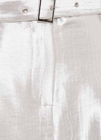 Светло-серые кэжуал летние прямые брюки KOTON