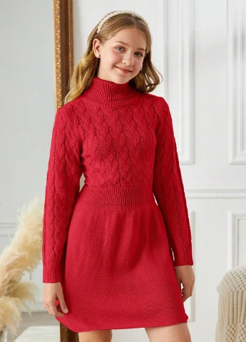 Червона сукня SHEIN (346914674)