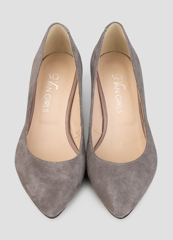 Van Girls Туфлі туфлі-човники сірий з натуральна замша, — демісезон (331812844)