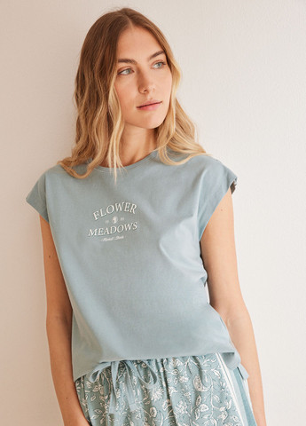 М'ятна всесезон піжама футболка + шорти Women'secret