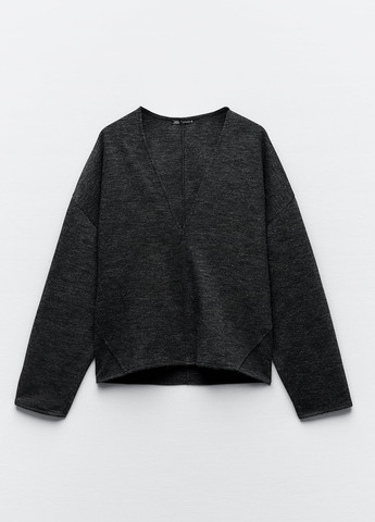 Сірий демісезонний пуловер пуловер Zara