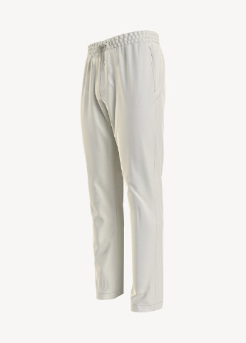 Белые кэжуал демисезонные зауженные брюки Tommy Hilfiger