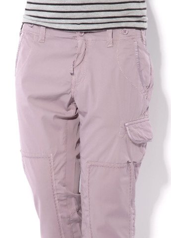 Светло-розовые кэжуал демисезонные брюки Ra-Re