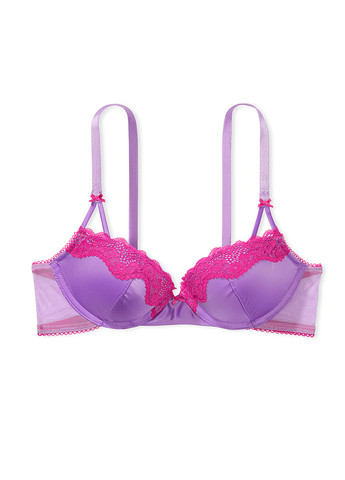 Бузковий демісезонний комплект (бюстгальтер, трусики) Victoria's Secret