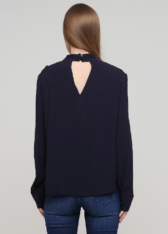 Темно-синя демісезонна блуза H&M