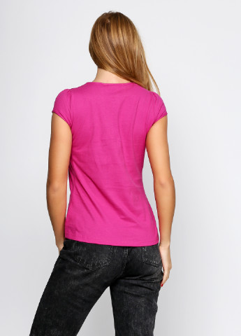 Розовая летняя футболка Vero Moda
