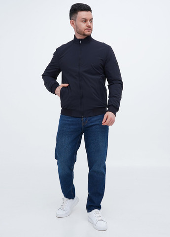 Темно-синя демісезонна куртка Trend Collection