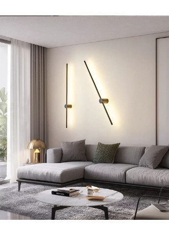 Бра настінна LED WJ014/1000-bk-k Чорний 11х102х6 див. Sunnysky (253625607)