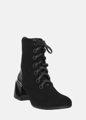 Осенние ботинки ra125013-11 черный Amadeus из натуральной замши